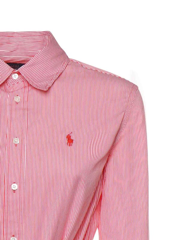 POLO RALPH LAUREN: ニーレングスドレス online - 膝丈ドレス - 赤