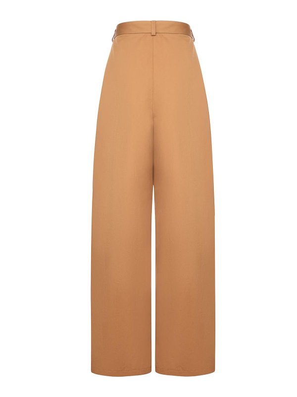 The Best Shops STELLA McCARTNEY: カジュアルトラウザー - カジュアルパンツ - ブラウン