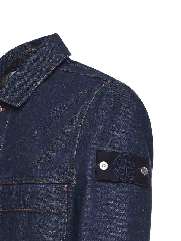 STONE ISLAND: デニムジャケット online - デニムジャケット - ブルー