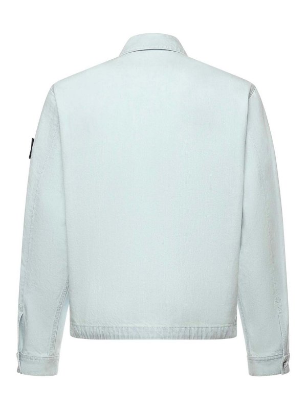 The Best Shops STONE ISLAND: giacche denim - Giacca in denim con logo