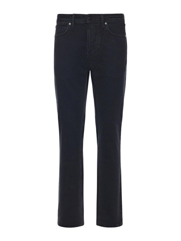 STONE ISLAND: ストレートジーンズ - ストレートジーンズ - 黒