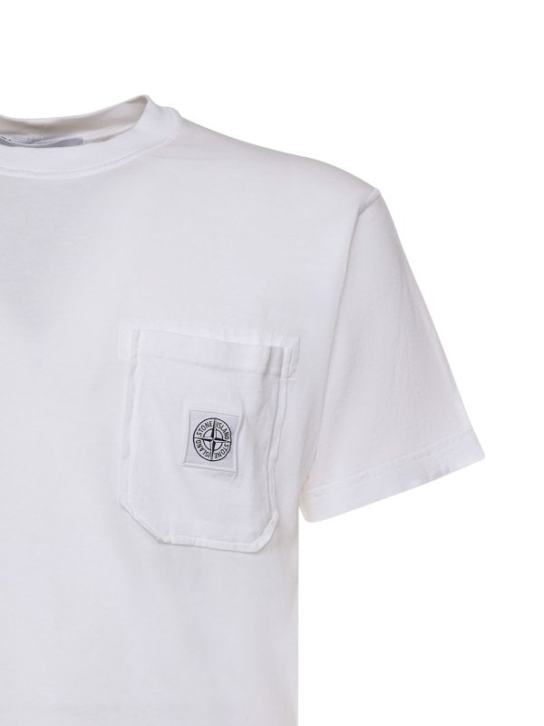 STONE ISLAND: t-shirts online - Compass Patch T-Shirt