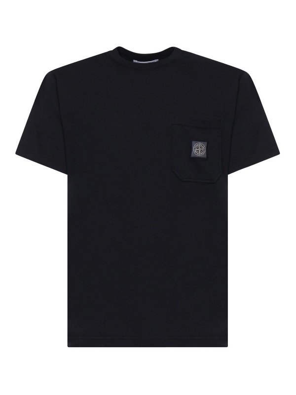 STONE ISLAND: t-shirts - Compass Patch T-Shirt