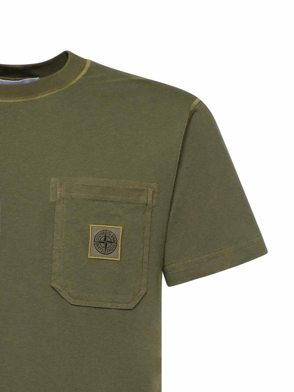 STONE ISLAND: Tシャツ online - Tシャツ - 緑