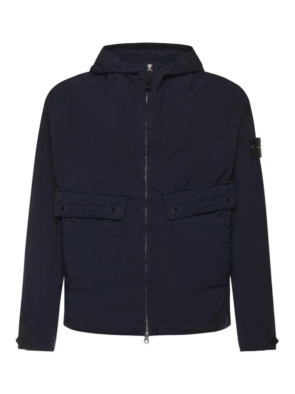 STONE ISLAND: カジュアルジャケット - カジュアルジャケット - ブルー