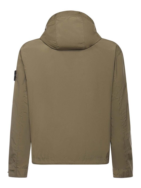 The Best Shops STONE ISLAND: casual jackets - Hooded Jacket With Logo