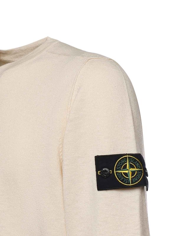 STONE ISLAND: クルーネック online - クルーネック - 白