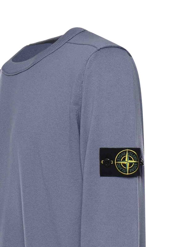 STONE ISLAND: クルーネック online - クルーネック - ブルー