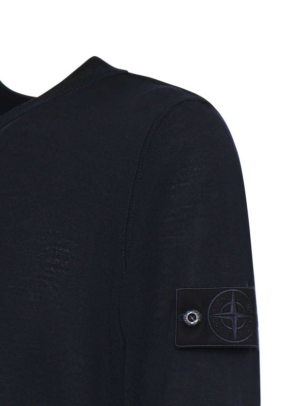 STONE ISLAND: クルーネック online - クルーネック - ブルー
