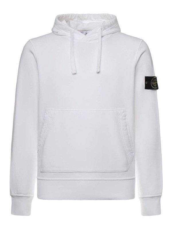STONE ISLAND: スウェット＆セーター - スウェットシャツ/セーター - 白