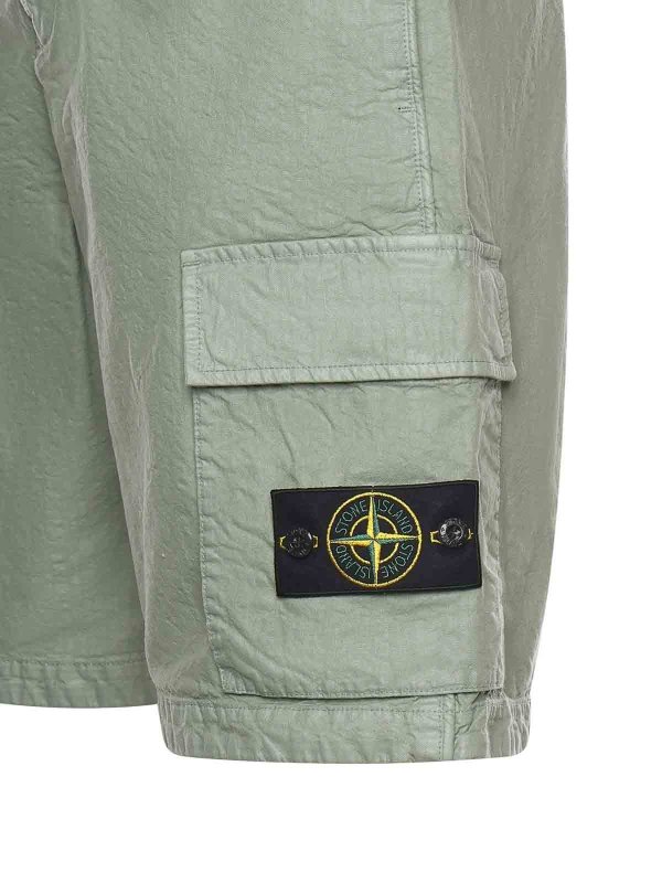 STONE ISLAND: Hosen Shorts online - Shorts - Hellgrün