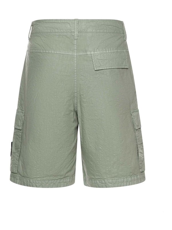The Best Shops STONE ISLAND: Hosen Shorts - Shorts - Hellgrün