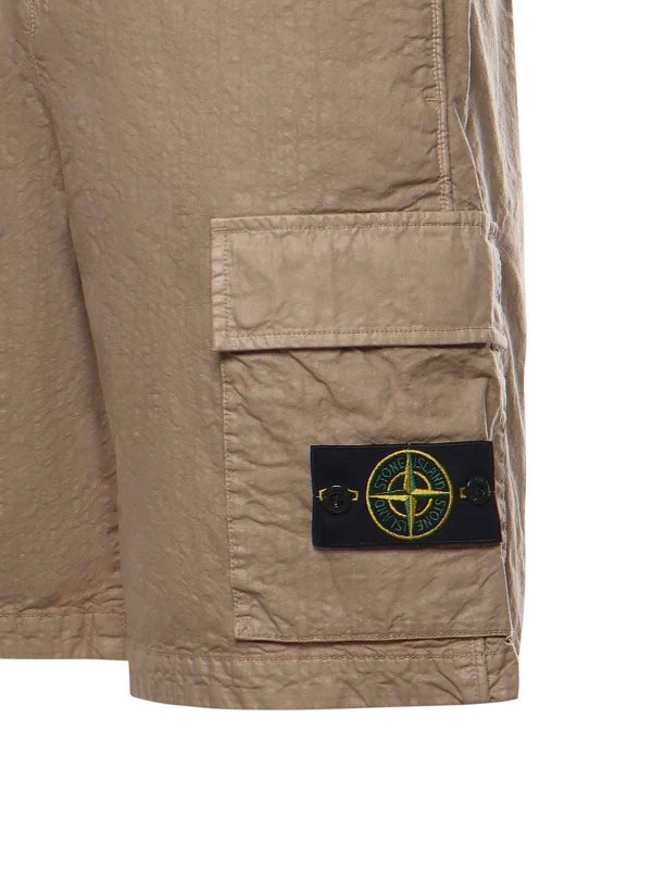 STONE ISLAND: トラウザーショーツ online - ショートパンツ - キャメル