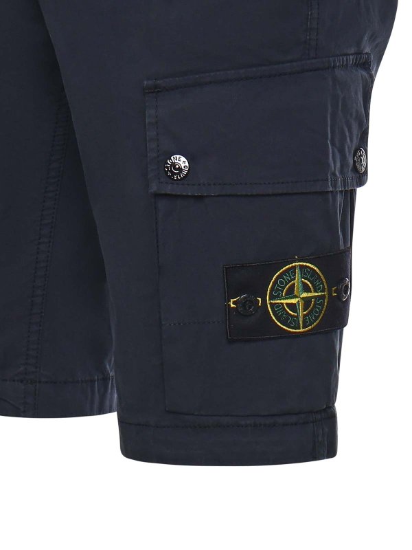 STONE ISLAND: トラウザーショーツ online - ショートパンツ - ブルー