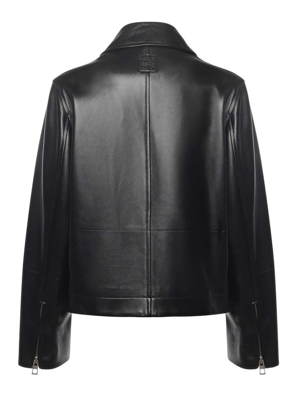 The Best Shops LOEWE: Ledermäntel - Ledermantel - Schwarz