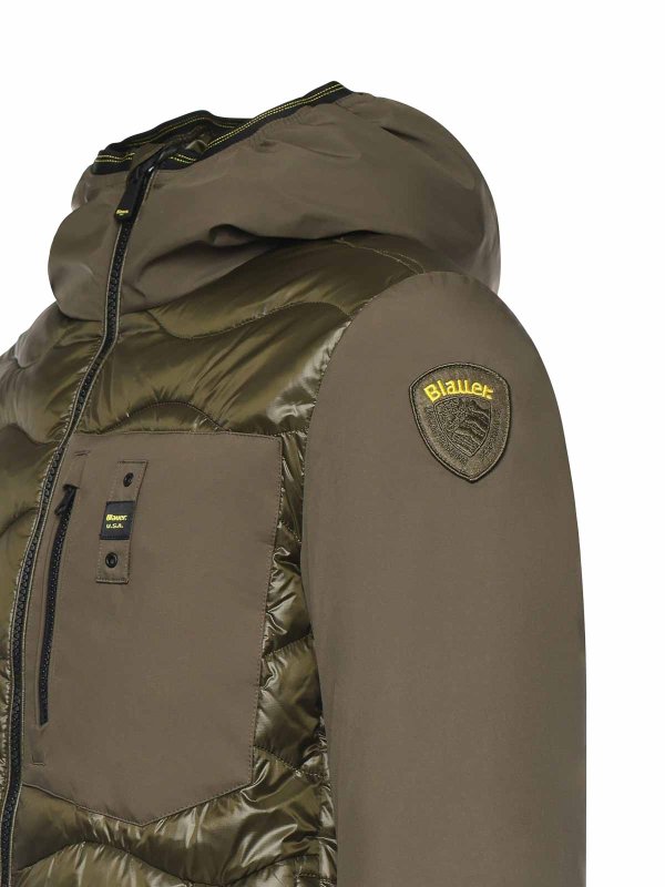BLAUER: giacche imbottite online - Piumino Imbottito Con Logo