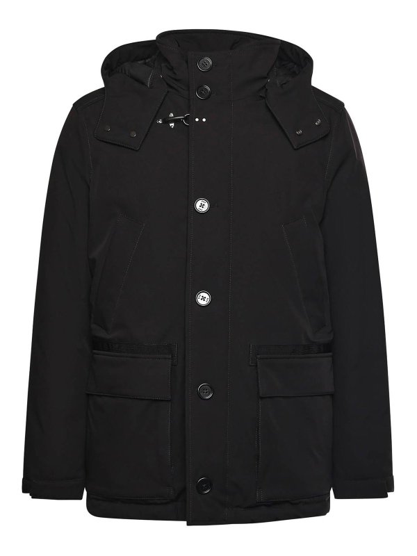 FAY: ダウン・ハイテクコート - ダウンコート - 黒