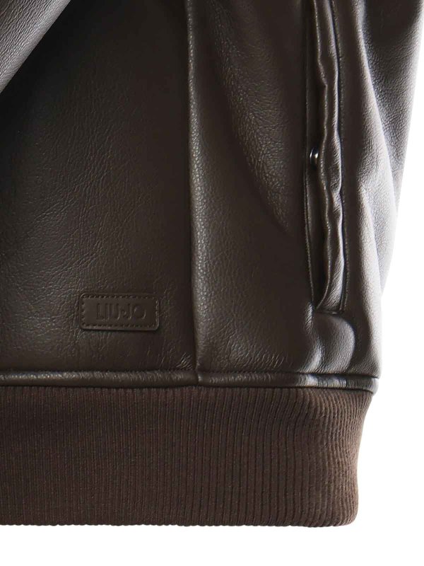 Liu Jo: レザージャケット online - レザージャケット - ブラウン