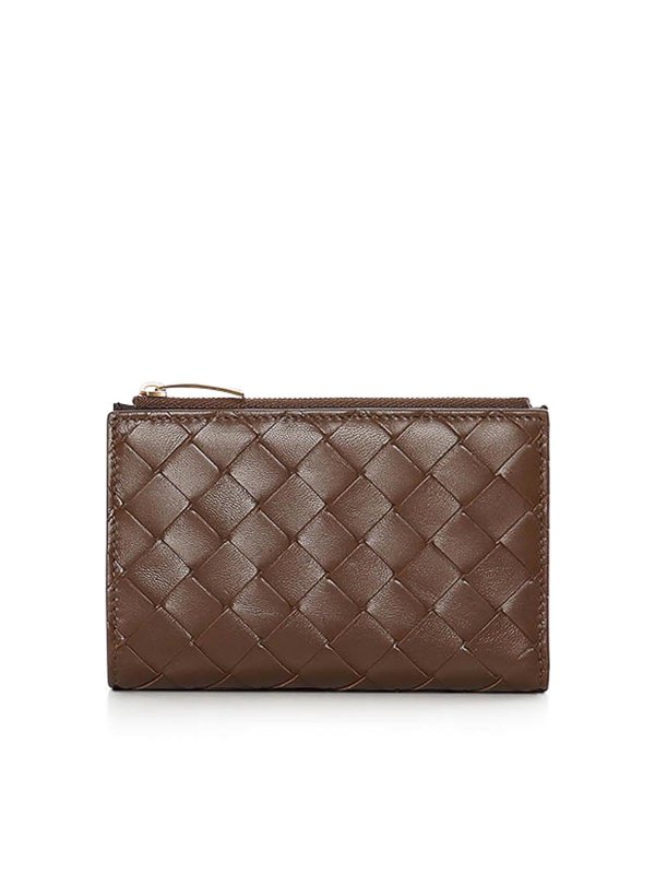 BOTTEGA VENETA: 財布＆ポーチ - 財布 - ベージュ