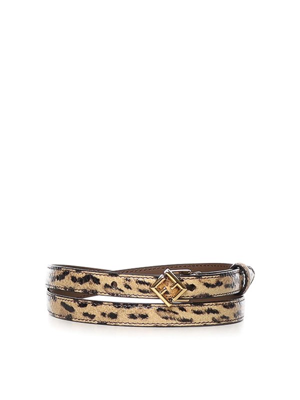 FENDI: belts - Ff Diamonds Karung Belt