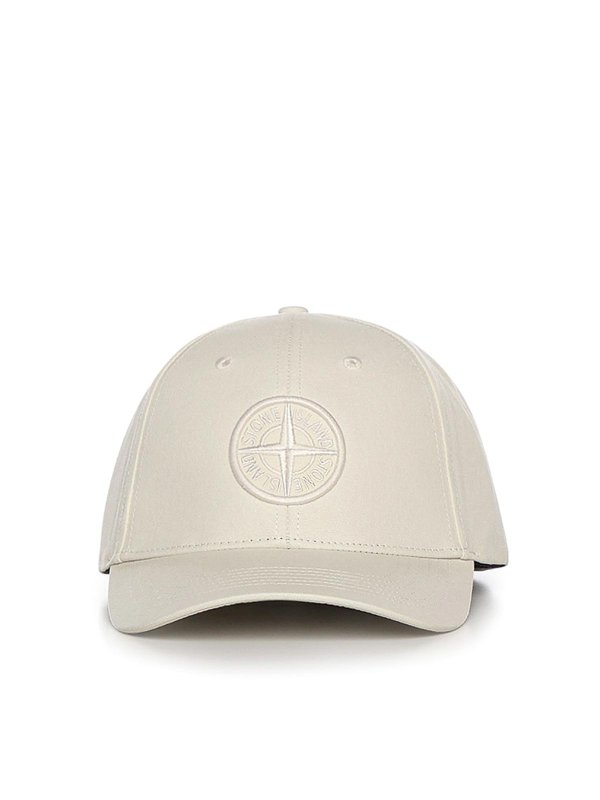 STONE ISLAND: 帽子＆キャッブ - 帽子 - 白