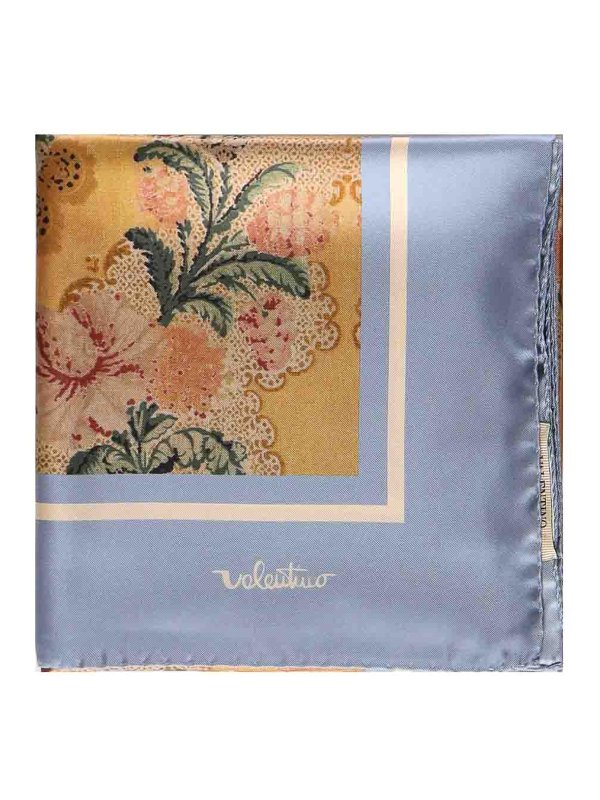 VALENTINO GARAVANI: scarves - Silk Print Scarf