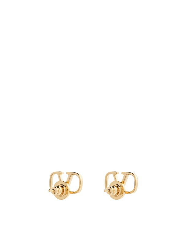 VALENTINO GARAVANI: Earrings online - Vlogo Signature Metal Earrings
