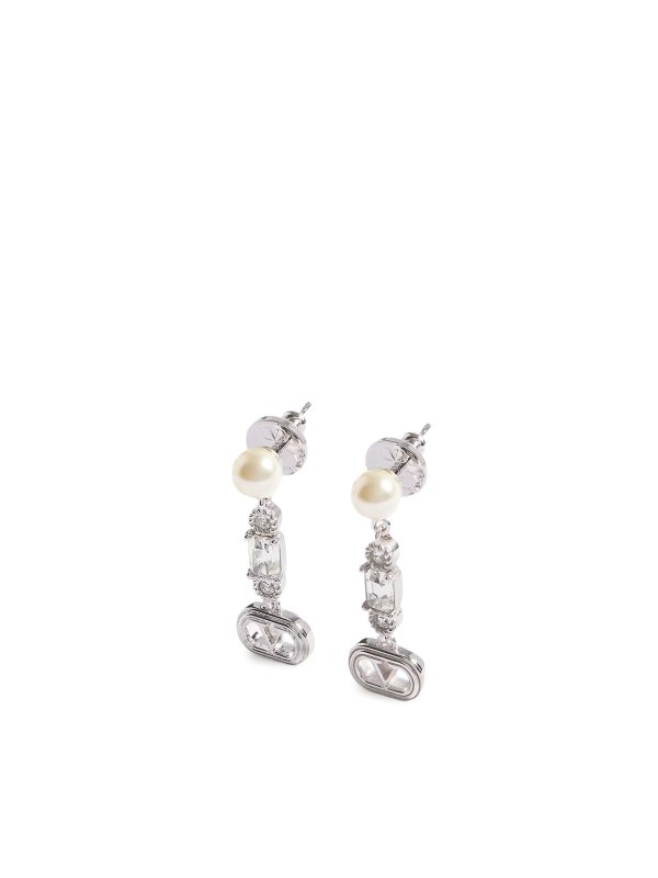 VALENTINO GARAVANI: イヤリング online - イヤリング - クリーム