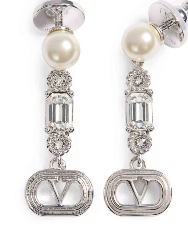 The Best Shops VALENTINO GARAVANI: イヤリング - イヤリング - クリーム