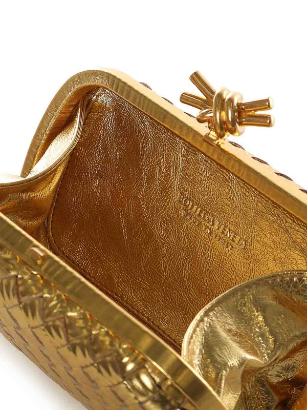 クラッチバッグ - 金 shop online: BOTTEGA VENETA