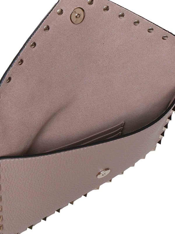 VALENTINO GARAVANI: クラッチバッグ online - クラッチバッグ - ヌードカラー