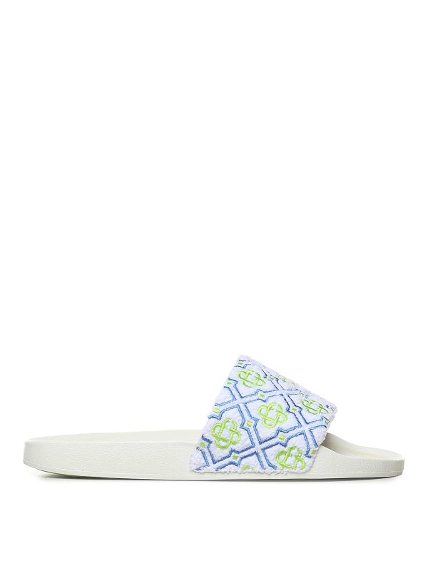 CASABLANCA: sandals - Monogram Slides