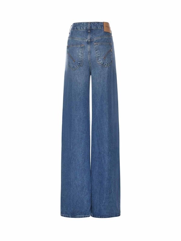DONDUP: straight leg jeans online - Beatrix Wide-Leg Jeans