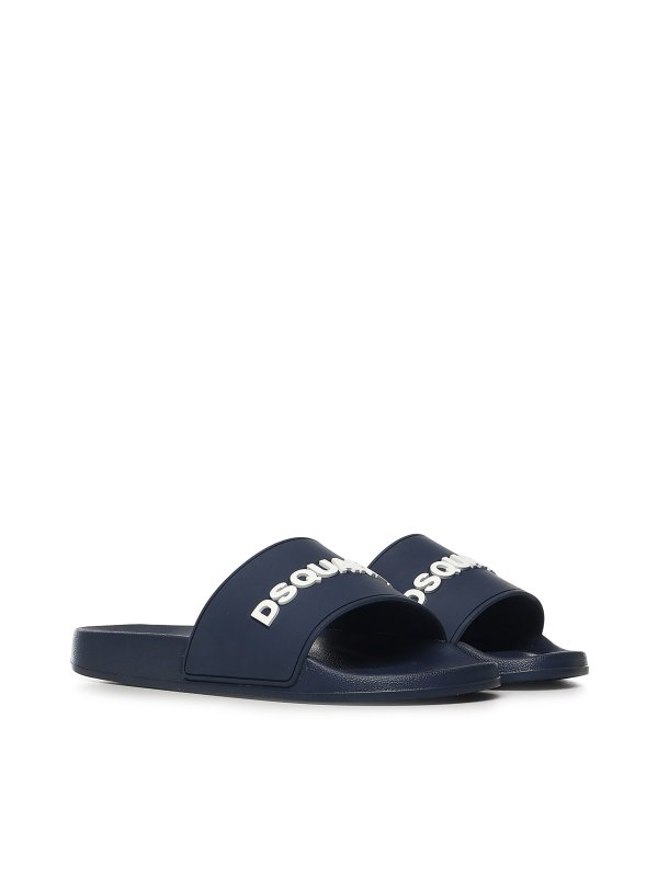 DSQUARED2: sandals online - Slides With Logo