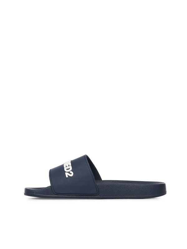 Slides With Logo shop online: DSQUARED2