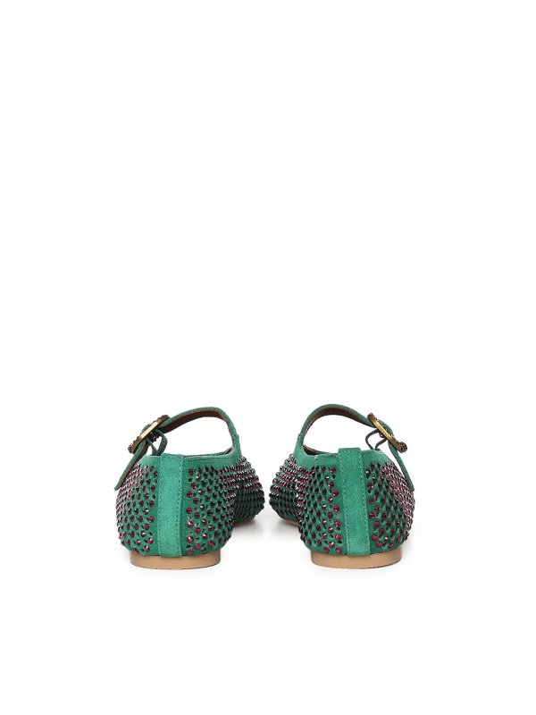 The Best Shops KURT GEIGER: フラットシューズ - フラットシューズ - 緑