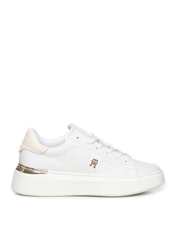 TOMMY HILFIGER: スニーカー - スニーカー - 白