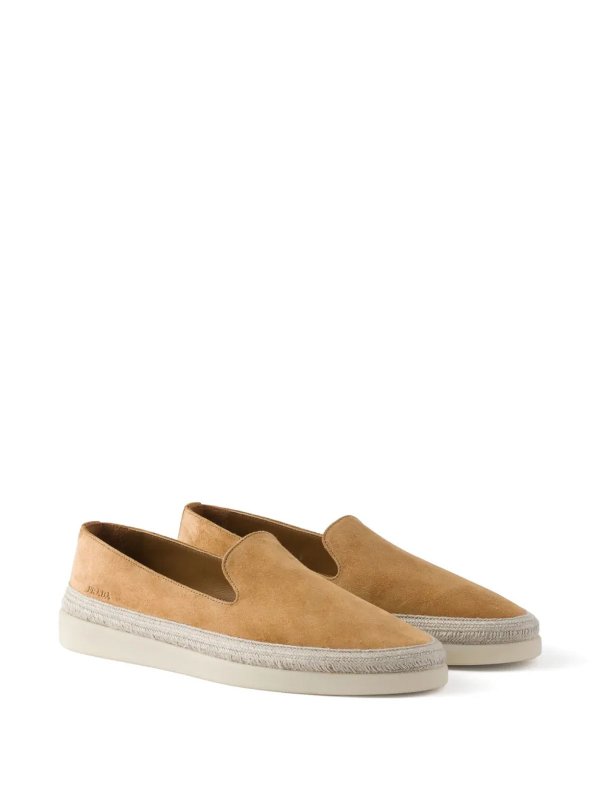 PRADA: Loafers & Slippers online - Suede Loafers