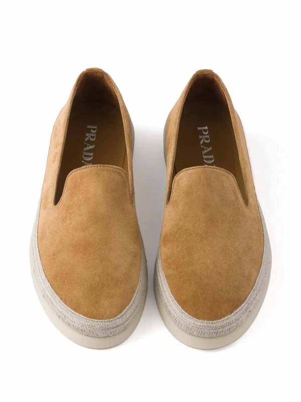 Suede Loafers shop online: PRADA