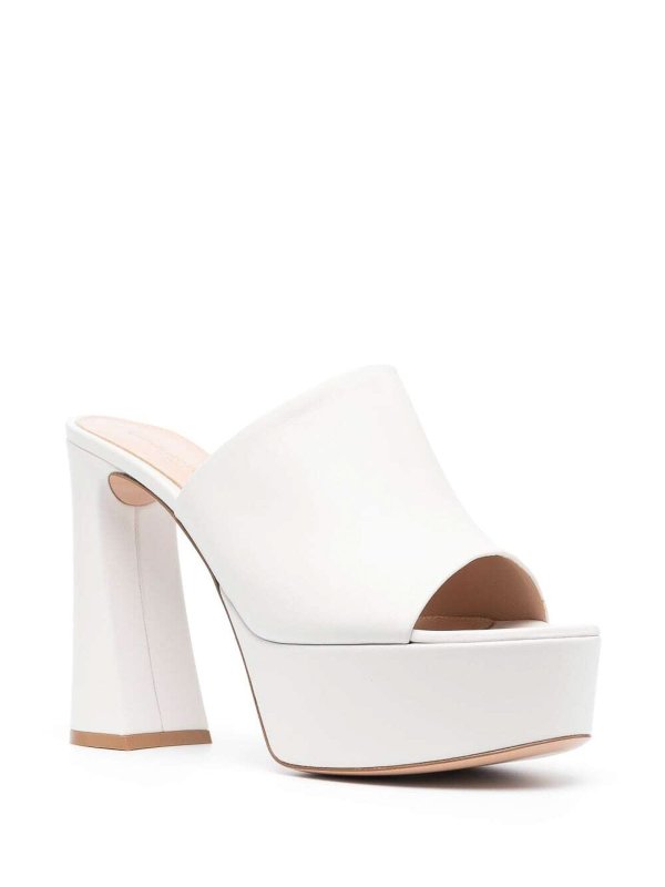 Gianvito Rossi: Zapatos chinelas online - Chinelas - Blanco