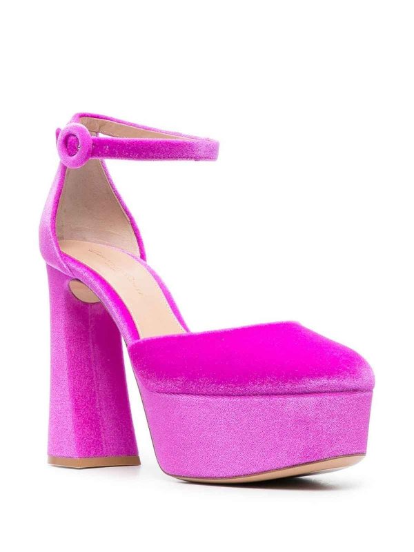 Gianvito Rossi: court shoes online - Chenille Pumps
