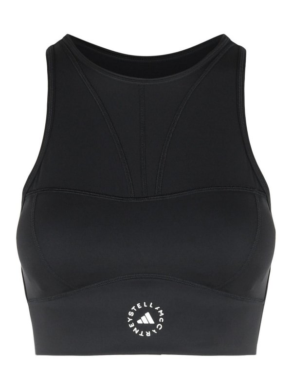 ADIDAS BY STELLA MCCARTNEY: Tops und Tank Tops - Top - Schwarz