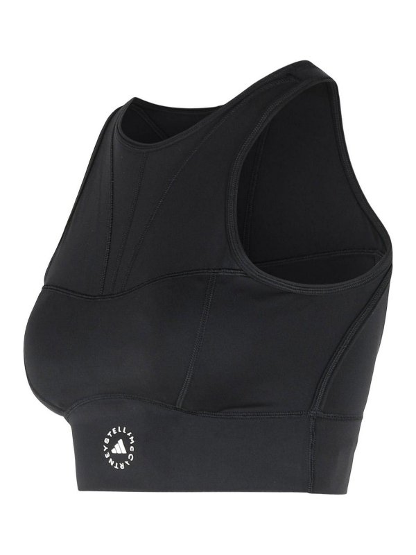 The Best Shops ADIDAS BY STELLA MCCARTNEY: Tops und Tank Tops - Top - Schwarz