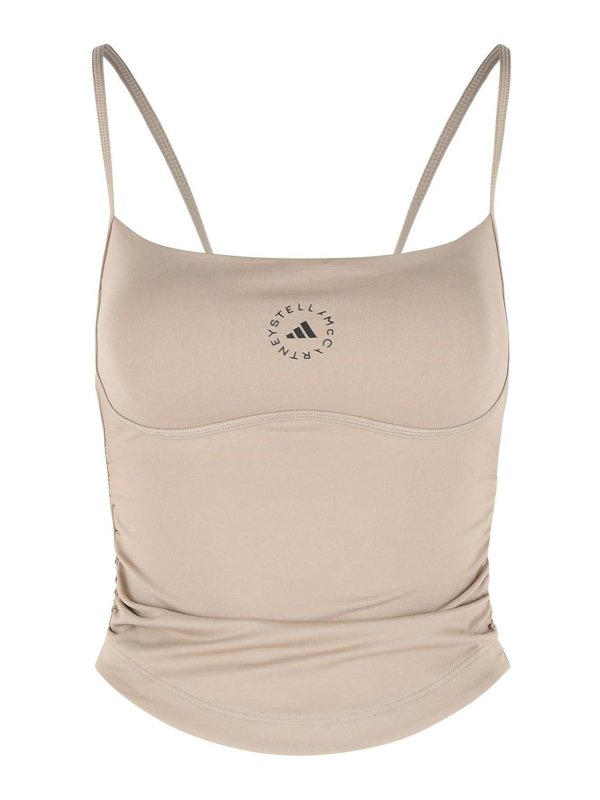 ADIDAS BY STELLA MCCARTNEY: Tops und Tank Tops - Top - Beige