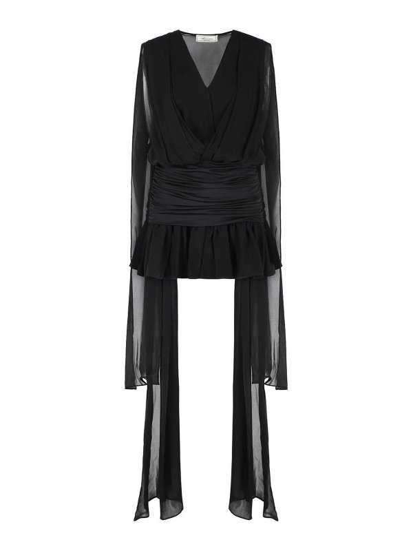 BLUMARINE: Knielange Kleider - Knielanges Kleid - Schwarz