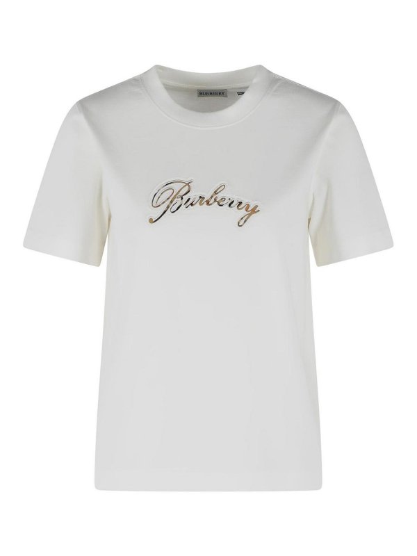 BURBERRY: T-shirts - T-Shirt - Weiß