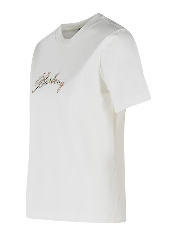 The Best Shops BURBERRY: T-shirts - T-Shirt - Weiß