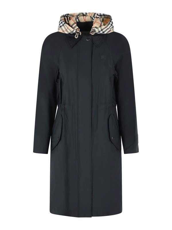 BURBERRY: パーカー - パーカー - 黒