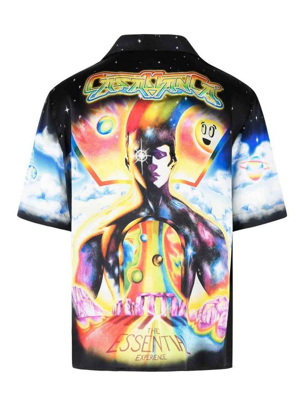 CASABLANCA: camicie online - Camicia di seta nera