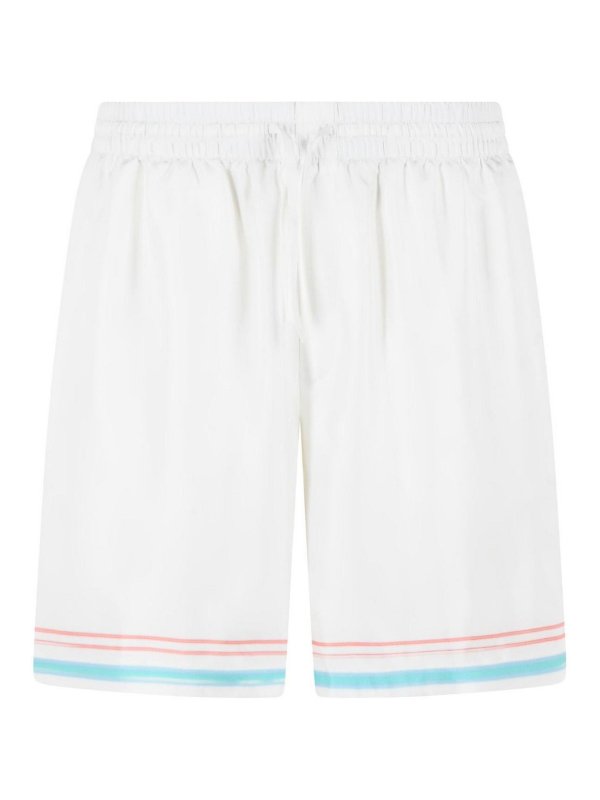 CASABLANCA: Hosen Shorts - Shorts - Weiß